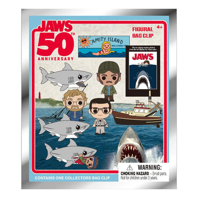 Jaws 50th Anniversary 3D Foam Backpack/ Bag Clip Series [1 RANDOM Figure]