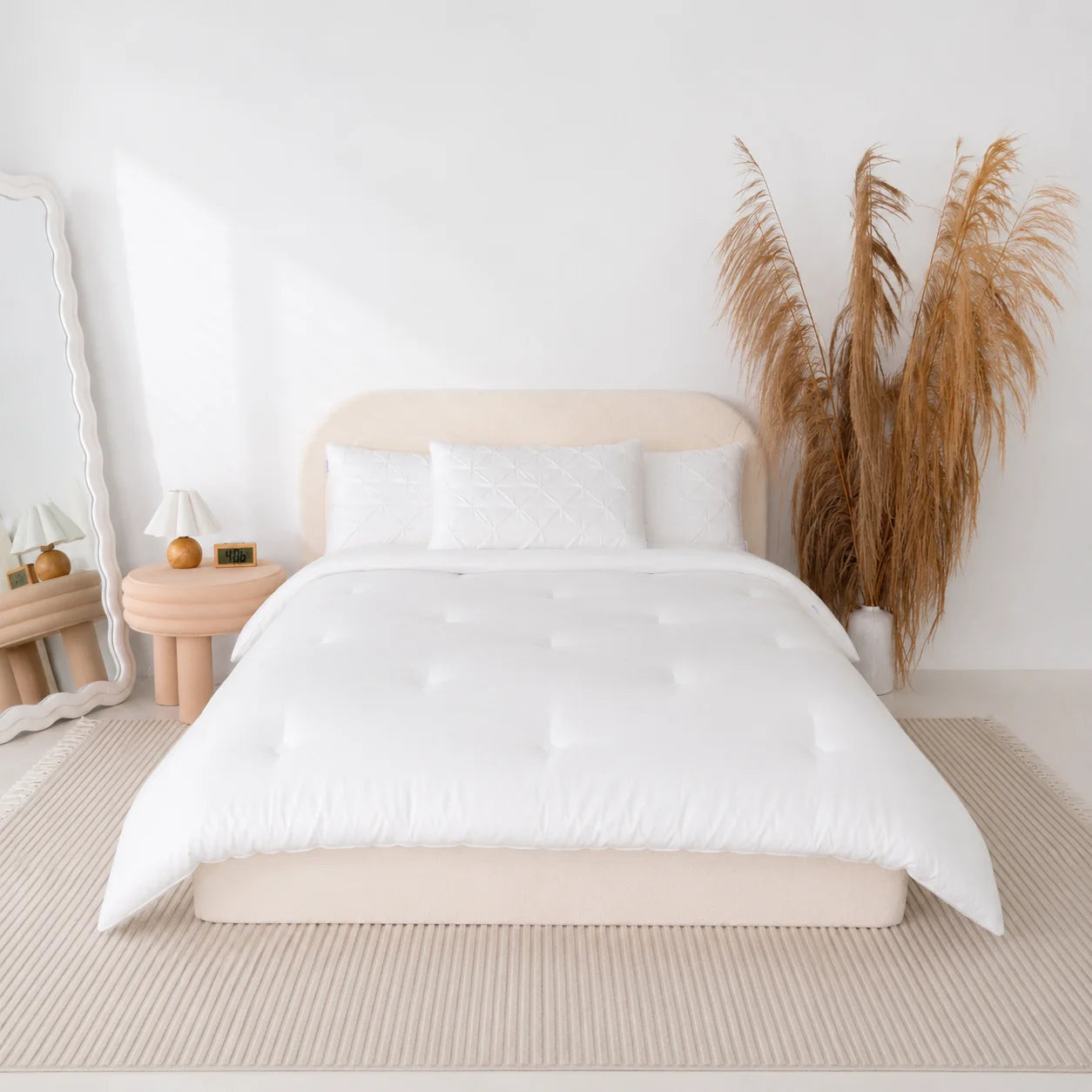 Mellow Marshmellow Comforter/Duvet Insert - White - King/Cal King