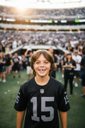 Fernando Mendoza LV Raiders - Nike Boy's Team Game Player Jersey - Black - M (10/12)