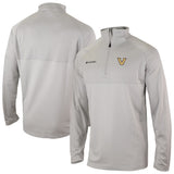 Vanderbilt Commodores Columbia Omni-Wick Raglan Rockin' It Quarter-Zip Top - Gray - Medium