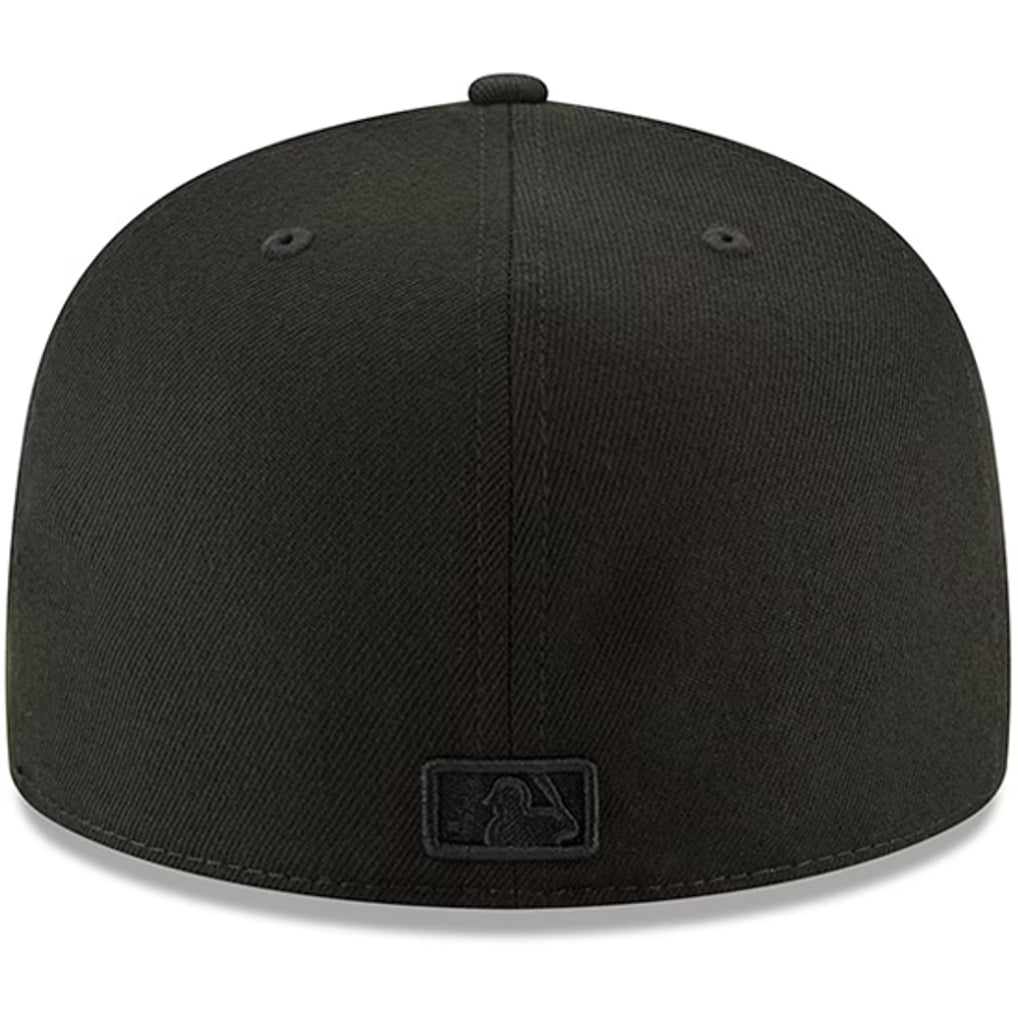 *Men's Toronto Blue Jays New Era Black Primary Logo Basic 59FIFTY Fitted Hat, 7 1/4