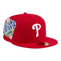 Men's Philadelphia Phillies New Era Red Hidden Hit 59FIFTY Fitted Hat- 7 3/8
