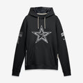 Men's Dallas Cowboys Nike Black 2026 Salute to Service Sideline Dri-FIT Pullover Hoodie, 3XL