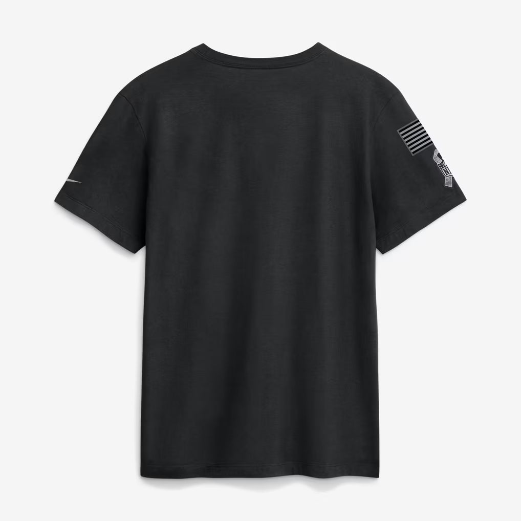Nike NFL Dallas Cowboys Salute to Service Sideline, Dri-Fit Tee, Black -XXL