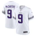 Men's Minnesota Vikings J.J. McCarthy Nike White Alternate Game Player Jersey (Size: Large)