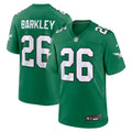 Men's Philadelphia Eagles Saquon Barkley Nike Kelly Green Alternate Game Jersey - Small