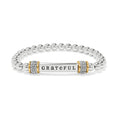 Meridian Grateful Two-Tone Stretch Bracelet