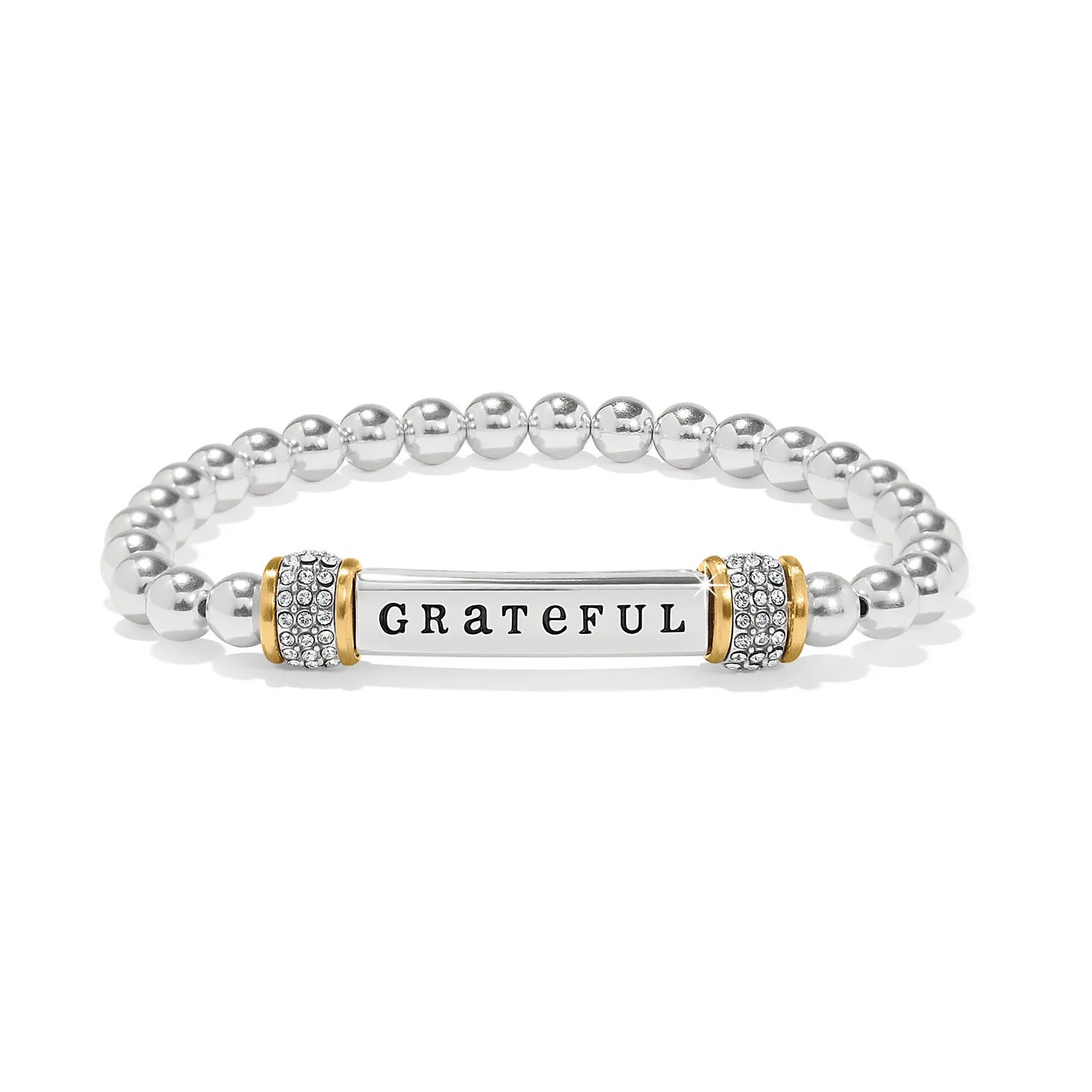 Meridian Grateful Two-Tone Stretch Bracelet