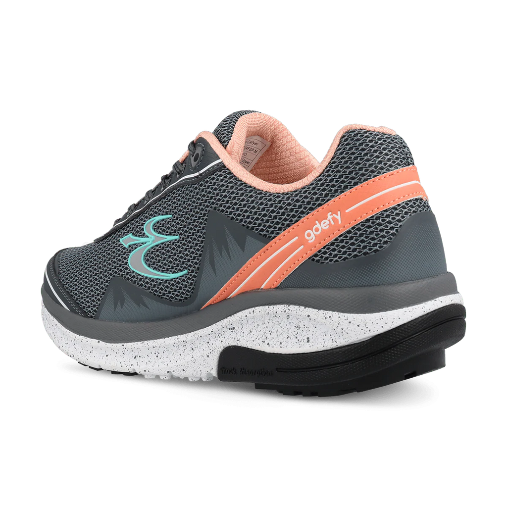 g-defy by Gravity Defyer | Women's Mighty Walk | Gray/Pink