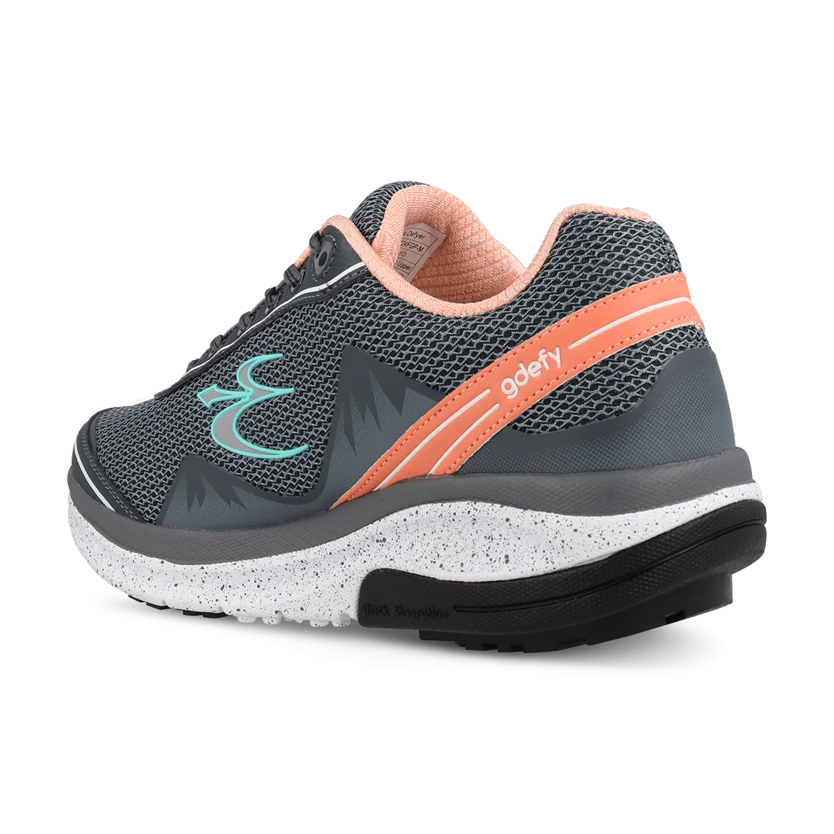 Women's Gray/Pink Mighty Walk Wide (US-9.5)