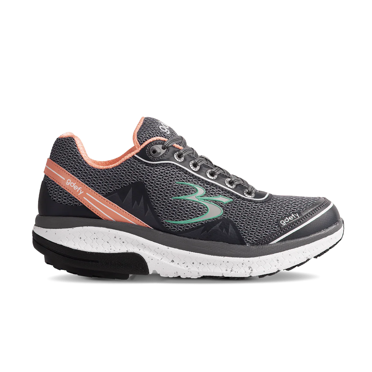 Women's Gray/Pink Mighty Walk Wide (US-8.5)