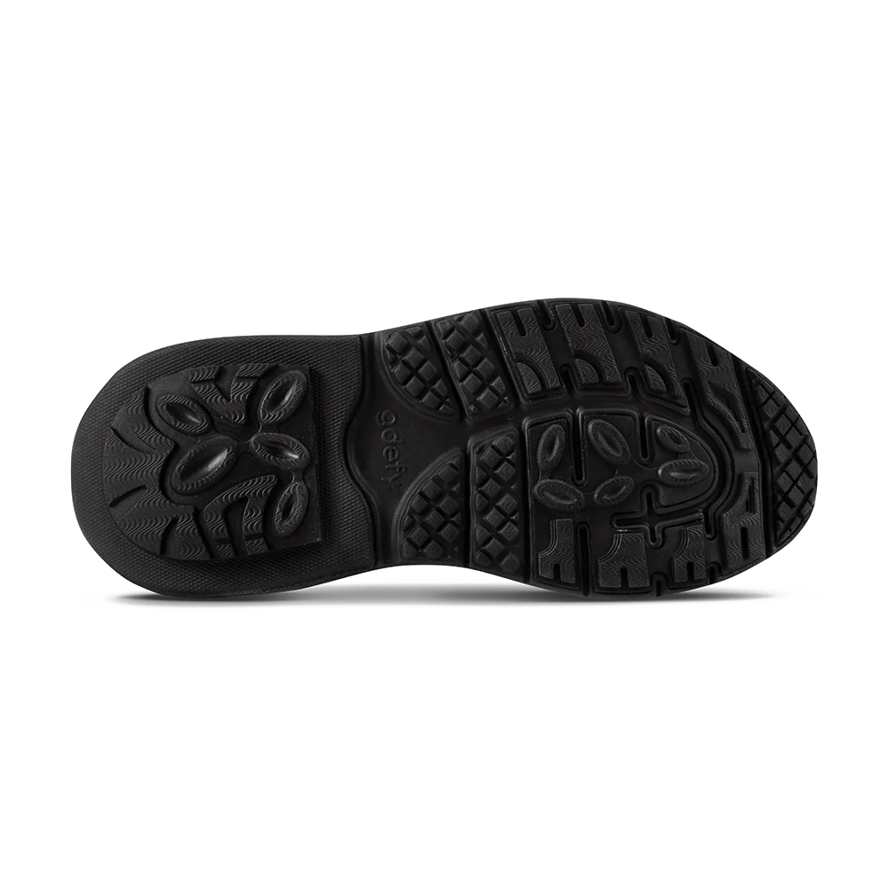 Women's black/purple Mighty Walk Wide. 8.5