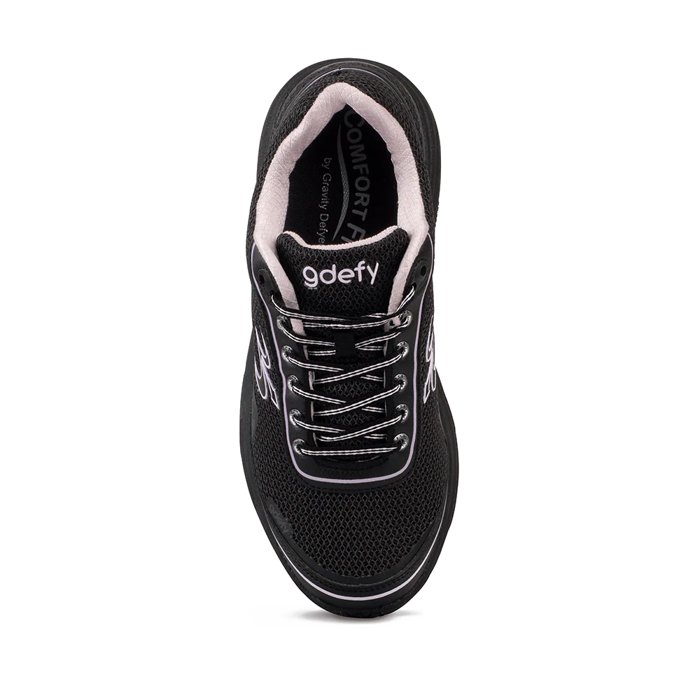 Women's black/purple Mighty Walk Wide. 8.5