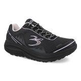 g-defy by Gravity Defyer | Mighty Walk Women’s Orthopedic Walking Shoe | Black/Purple