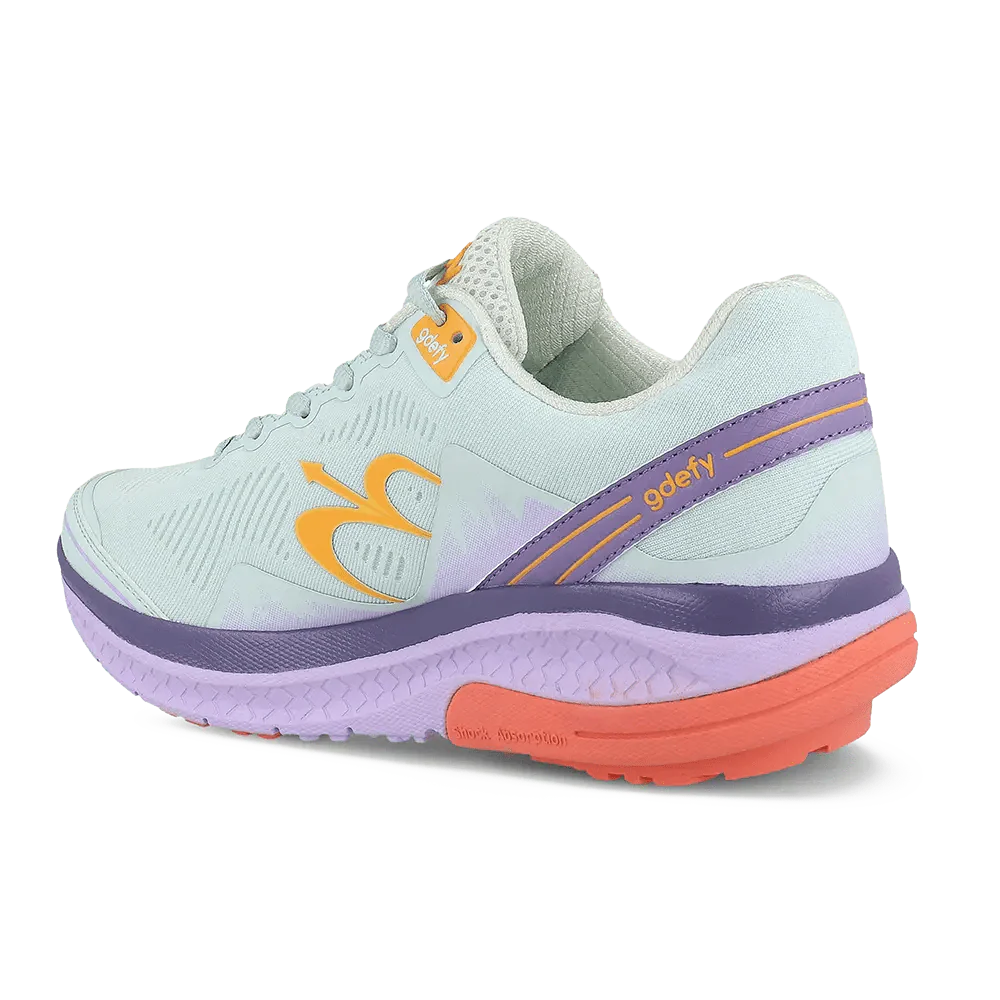 g-defy by Gravity Defyer | Women's Mighty Walk | Mint/Purple | Size US7 W
