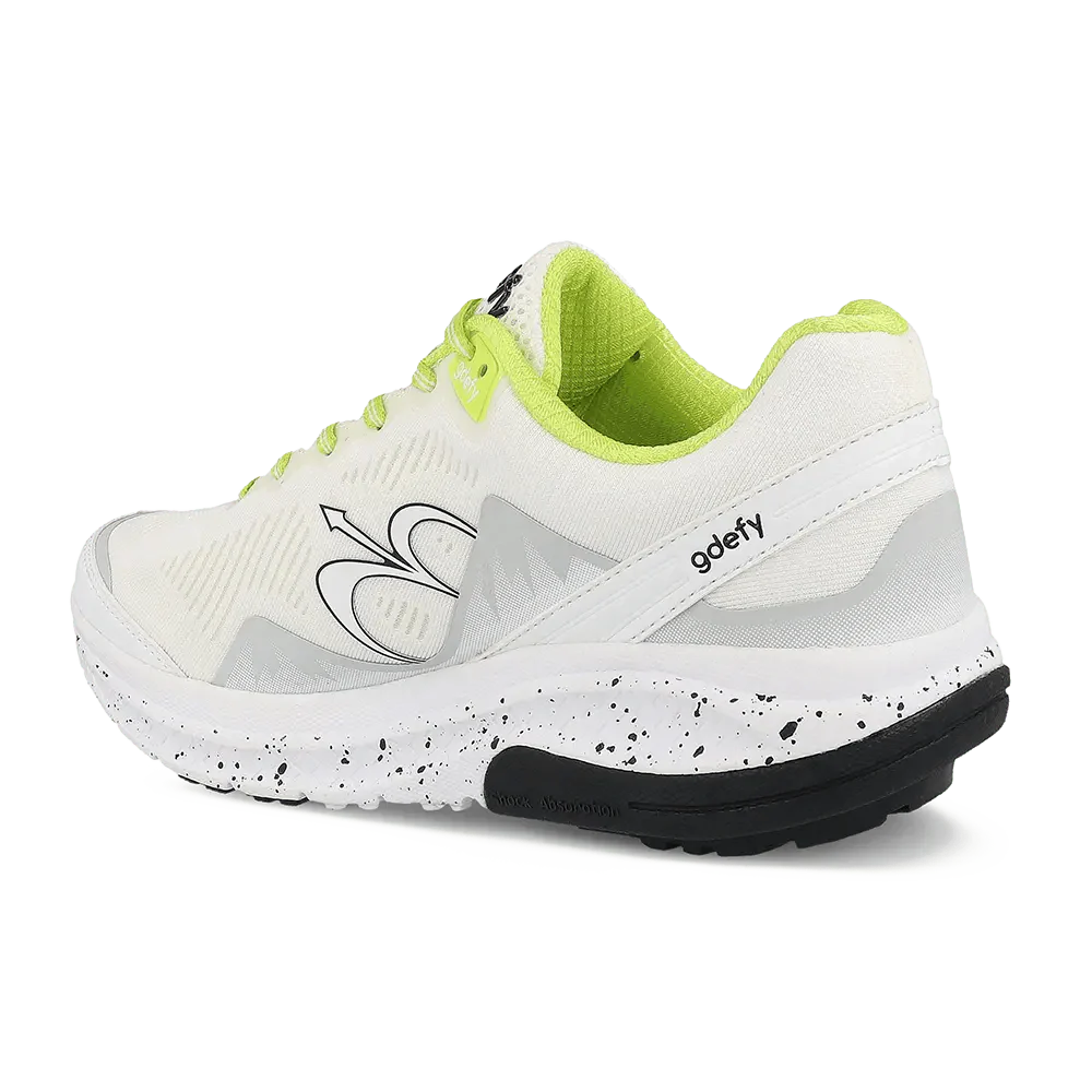 g-defy by Gravity Defyer | Women's Mighty Walk | White/Green | Size US7.5 M