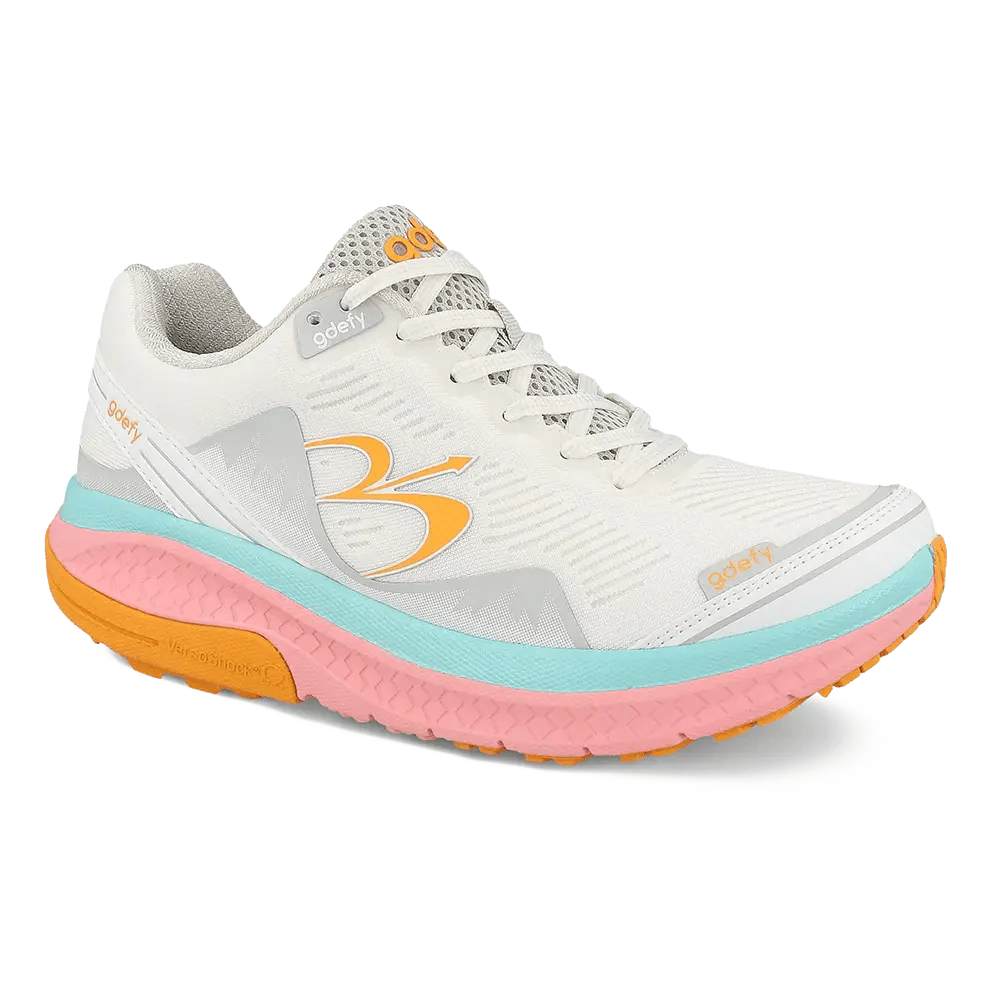 Women's White/Pink Mighty Walk Med. (US-9.5)