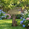Trunk Series 24.4 in. H Brown Fibre-Reinforced Concrete Bird Bath with Tree Trunk Base