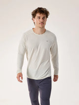 Men's LS Arc'teryx Cormac Crew Neck Shirt - Arctic Silk Heather - Large