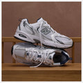 NEW BALANCE Unisex The Classics 530 - White/Natural Indigo - W9.5/M8