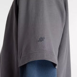 New Balance Numeric Cotton T-Shirt Castlerock Size: L