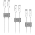 Nimble PowerKnit Flex (3 Pack) USB-C to C Cables (1m, 2m, 3m)