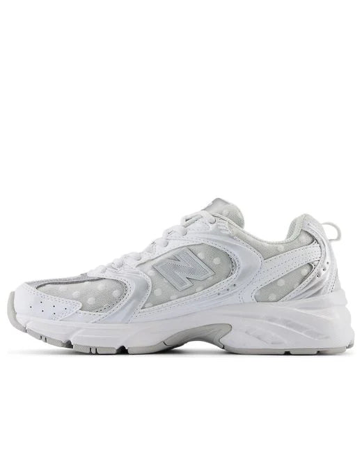 New Balance Men's White 530 Polka Dots 5.5