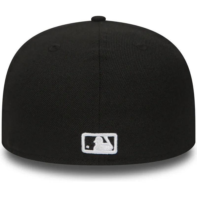 *Atlanta Braves New Era Black and White Basic 59FIFTY Fitted, 7 1/4