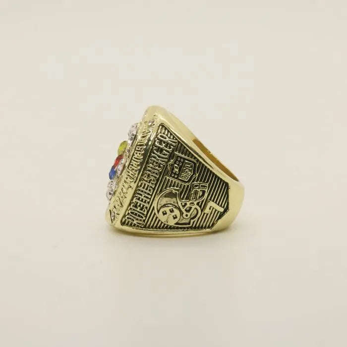Ben Roethlisberger 2008 Pittsburgh Steelers Super Bowl Championship Ring