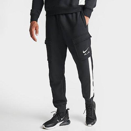 Nike M Nsw Sw Air Cargo Pant Fleece Bb-Black/Summit White-New With Tags