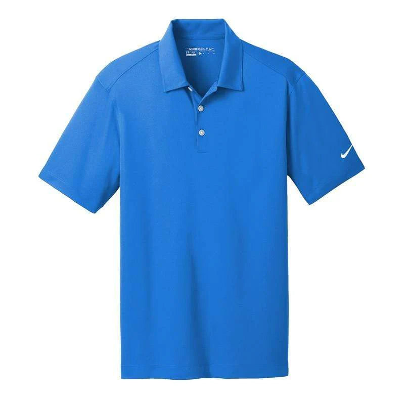Nike - Men's Dri-FIT Vertical Mesh Polo - Brisk Blue - Small