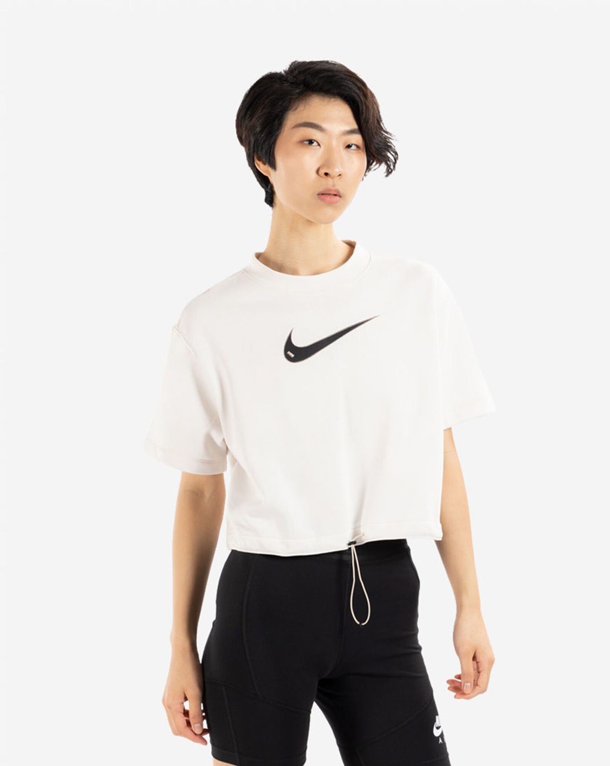 Nike W Nsw Swsh Fleece Ss Crop Top- New with Tags