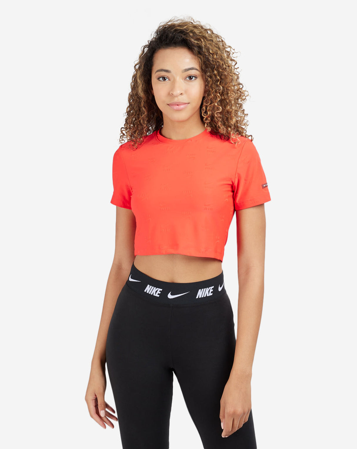 Nike W NSW Nike Air Crop Tee -Lt Crimson- New with Tags