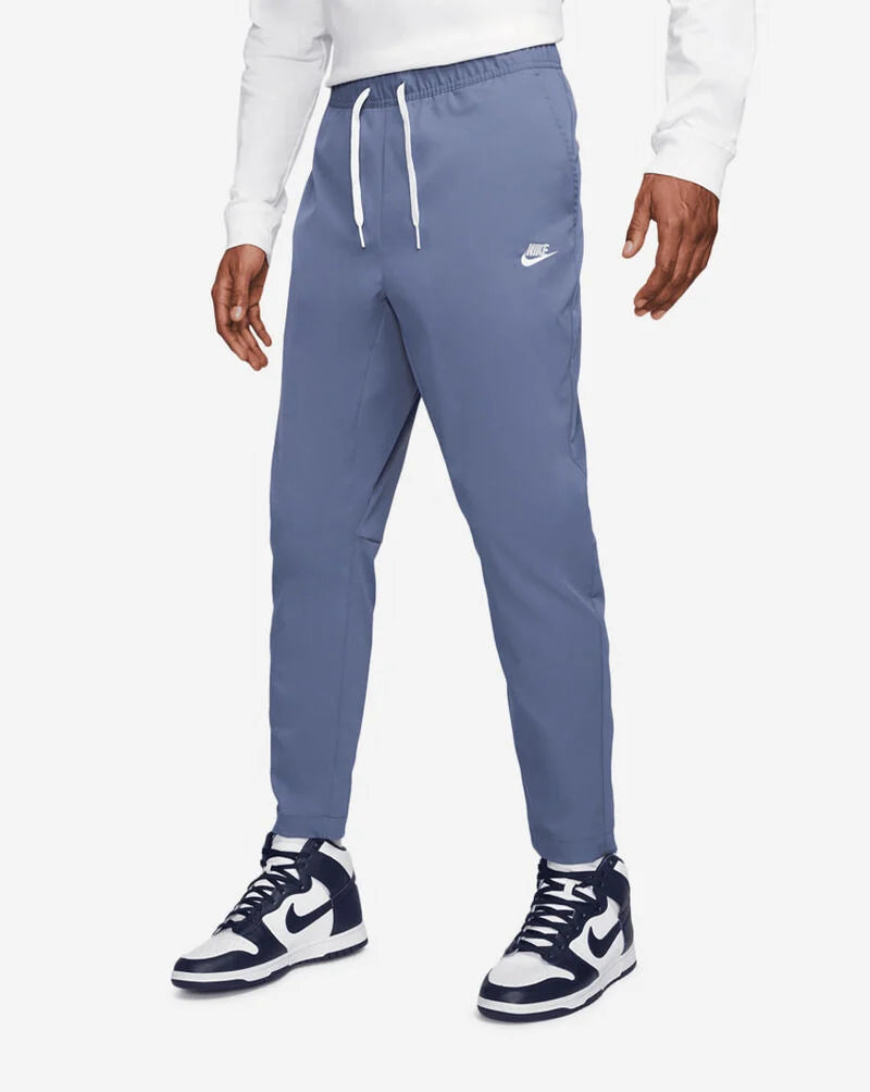 Nike M Club Woven Taper Leg Pant-Diffused Blue White-New With Tags