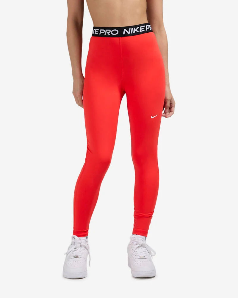 Nike W Np 365 Tight 7/8 Hr Sw-Lt Crimson/White  NWT