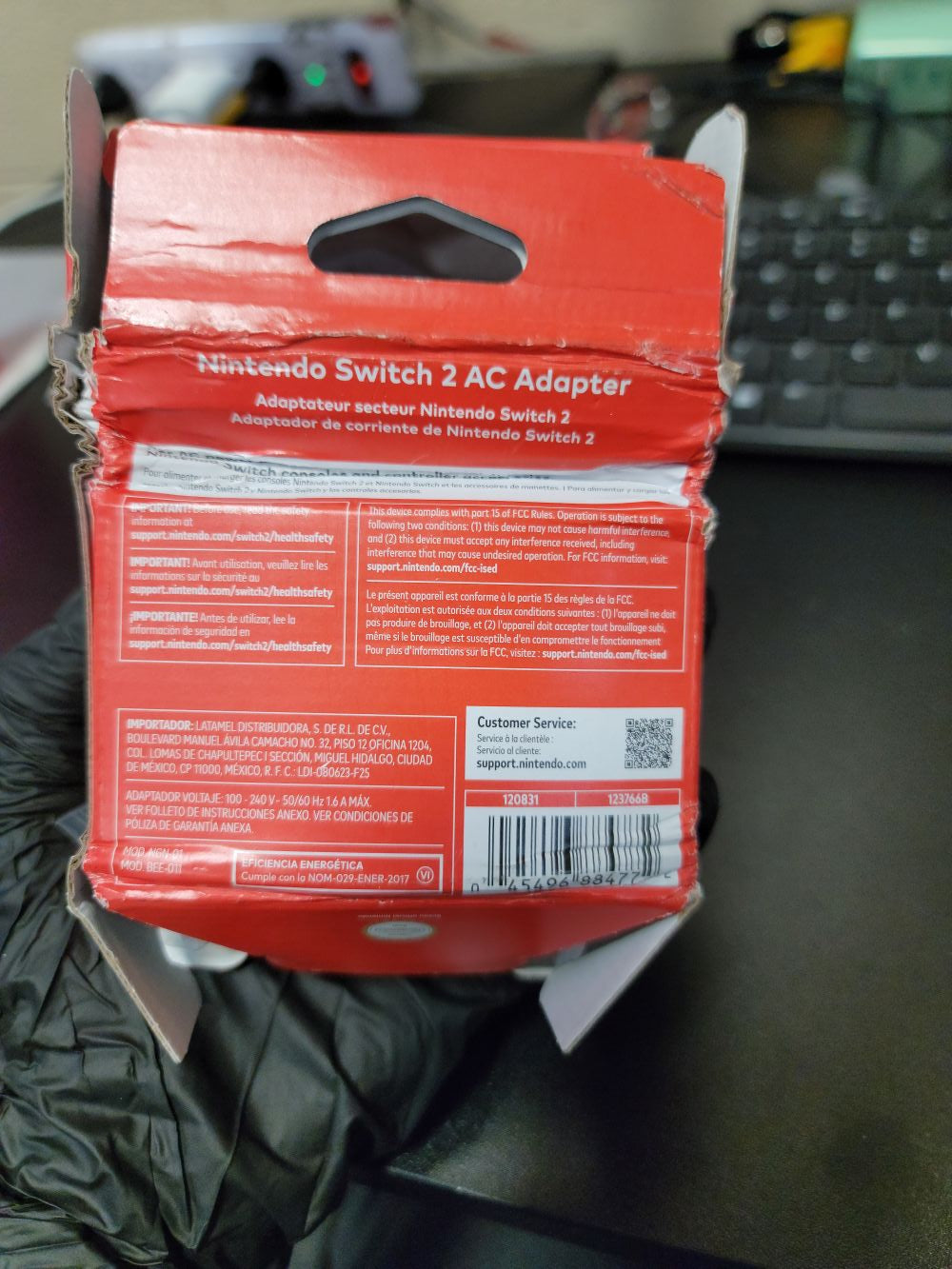NINTENDO Switch 2 AC Adapter - Replacement Adapter for System and Dock