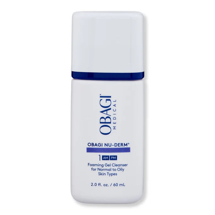 Obagi Nu-Derm Foaming Gel Cleanser 2.0 Oz. (AM-PM)