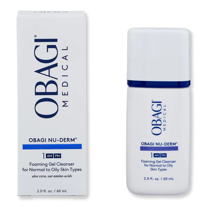 Obagi Nu-Derm Foaming Gel Cleanser 2.0 Oz. (AM-PM)