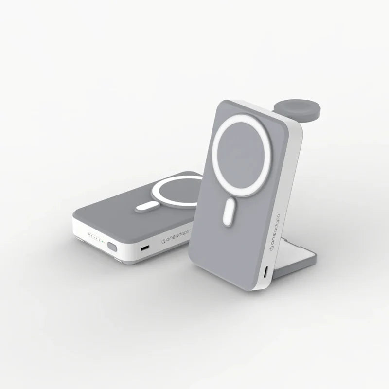 OneGo 5-in-1 MagSafe Wireless Charger - Cool Grey