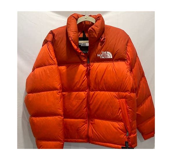 The North Face Division Mens 1996 Retro Nuptse Red Orange - NWT