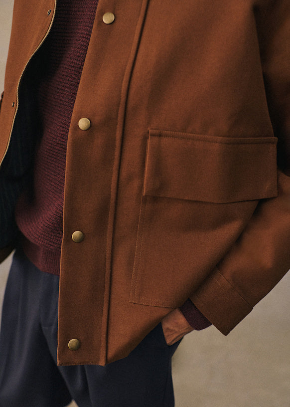 Octobre Edition Tarlon Jacket , Brown (Size: X-Small)