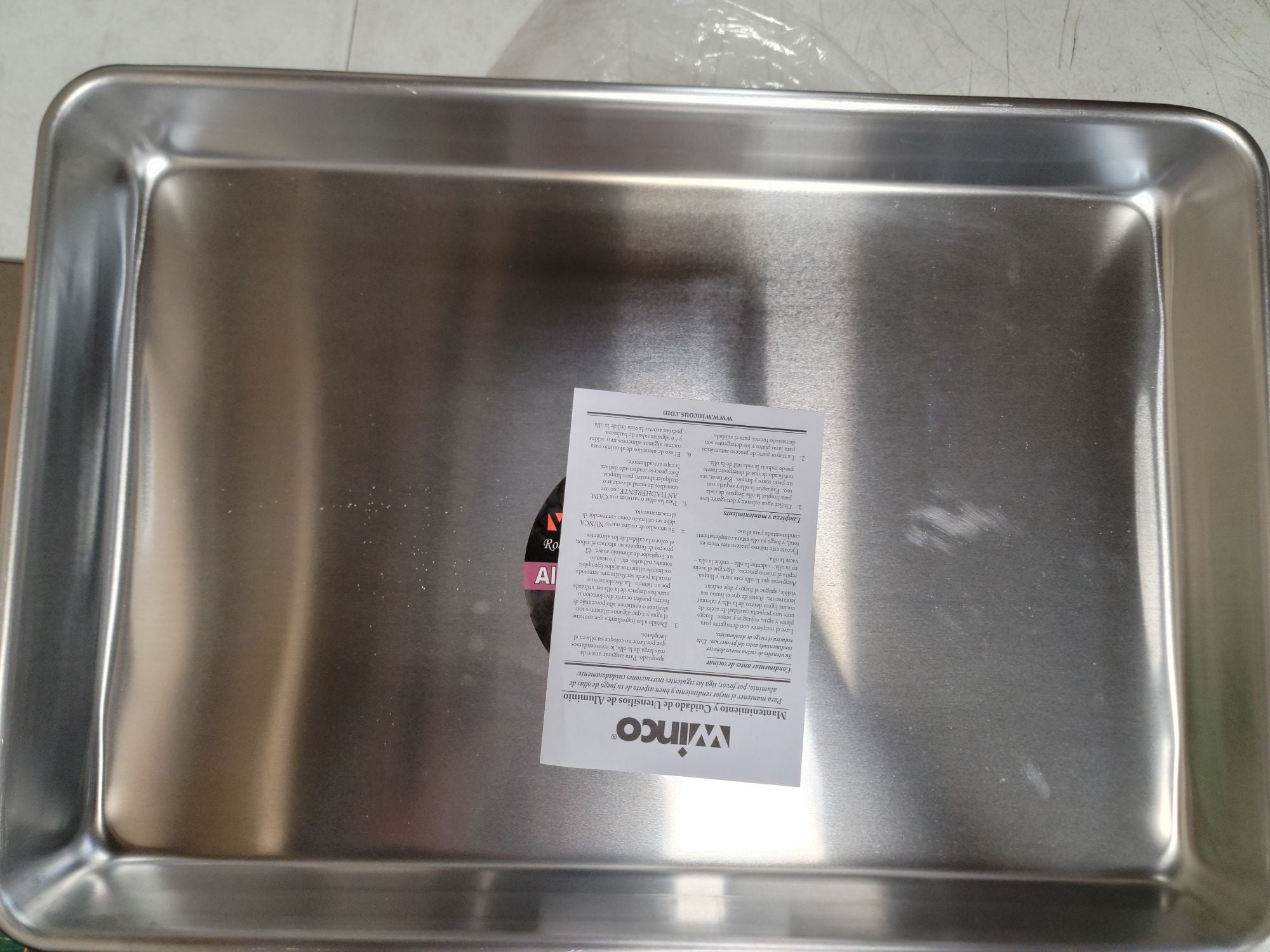 Winco ALRP-1826H Aluminum Bake/Roast Pan