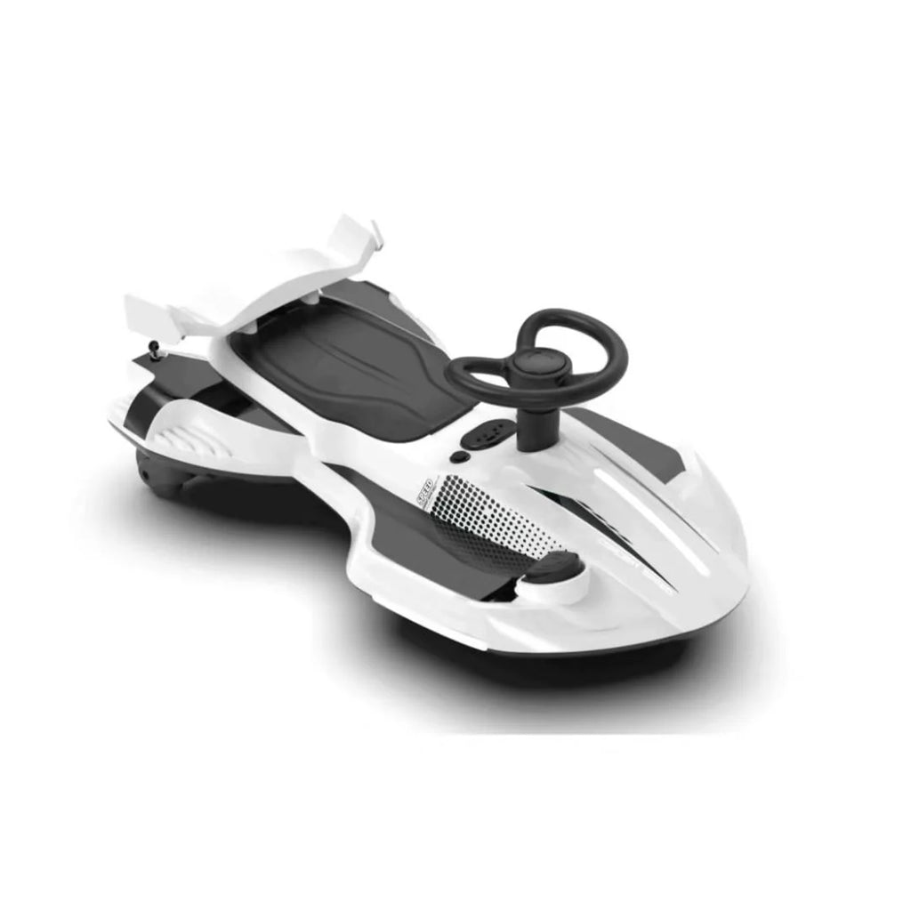 12V Electric Wiggle Car  WHITE