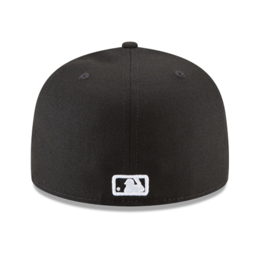*Toronto Blue Jays 59FIFTY Fitted MLB Baseball Hat - Black & White, Men's 7 1/4