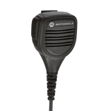 Motorola PMMN4013 Remote Speaker Microphone with Ear Jack, Coiled Cord and Swivel Clothing Clip Intrinsically Safe