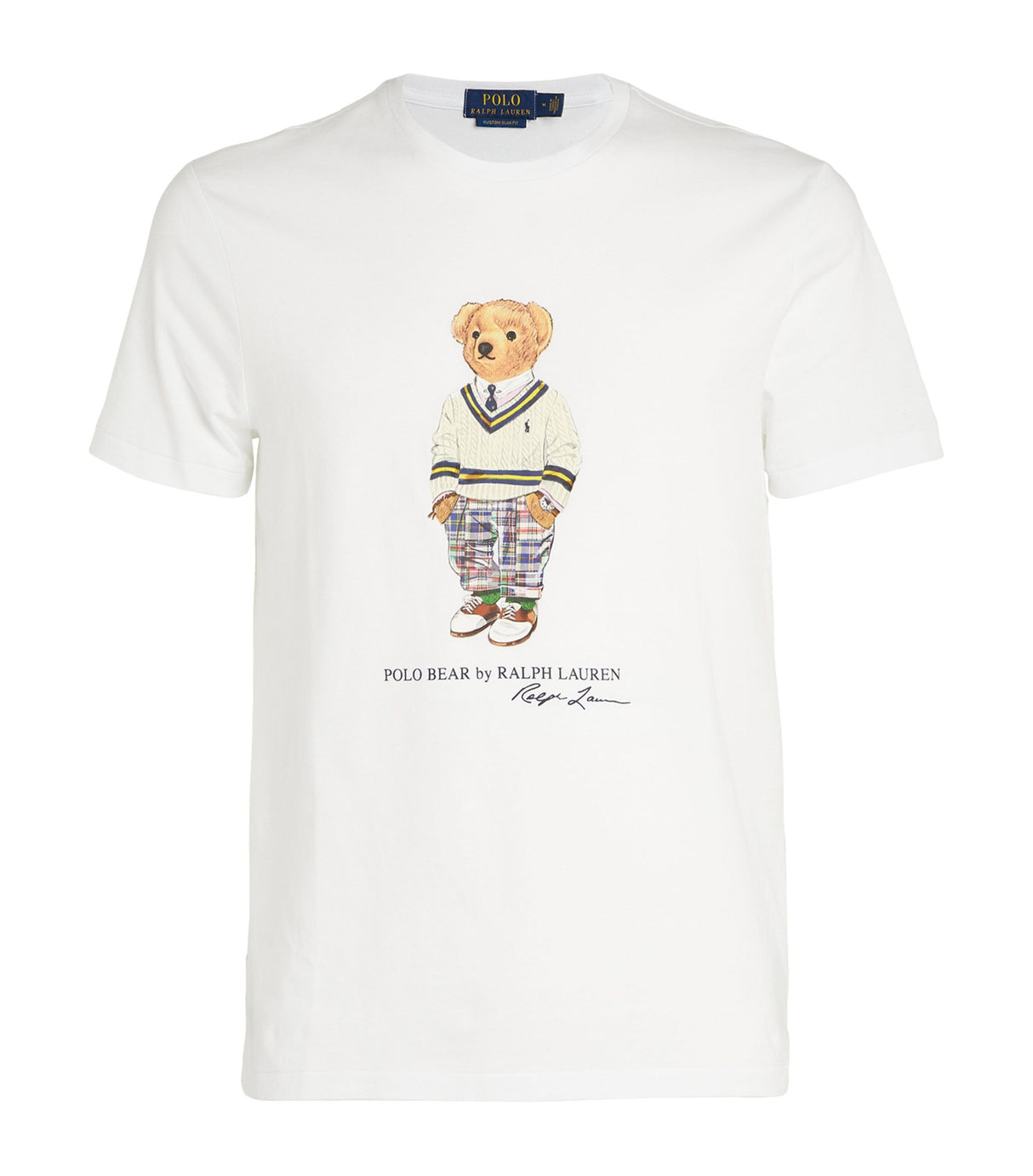 Polo Ralph Lauren Ss Polo Bear Tee White   NWT