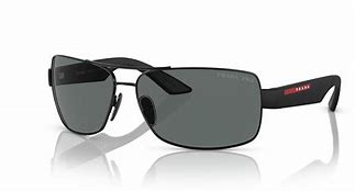 Prada Linea Rossa PS 50ZS Black/Polar Dark Grey Sunglasses