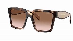 Prada PR 24ZS Sunglasses Caramel Tortoise/Brown Gradient