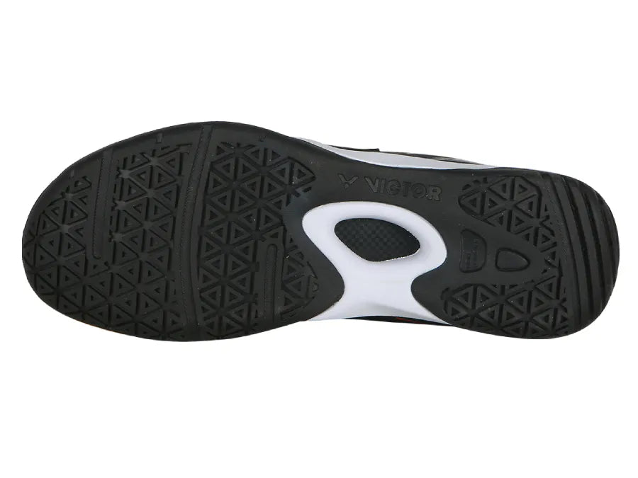 Victor A230 CD Badminton Shoes - (Black Onyx/ Azalea Red, M9.5/W11)