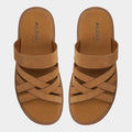 Aldos Men's Haniff Strappy Flat Sandal - Camel - Size 7